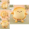 Toast Plush Pillow With Emotions For Girls Dorm Room Bed Decor Soft Toy