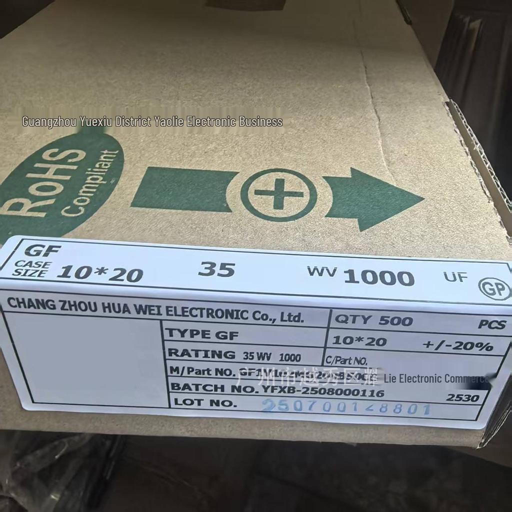 35V 1000uF 10x20mm Aluminum Electrolytic Capacitor