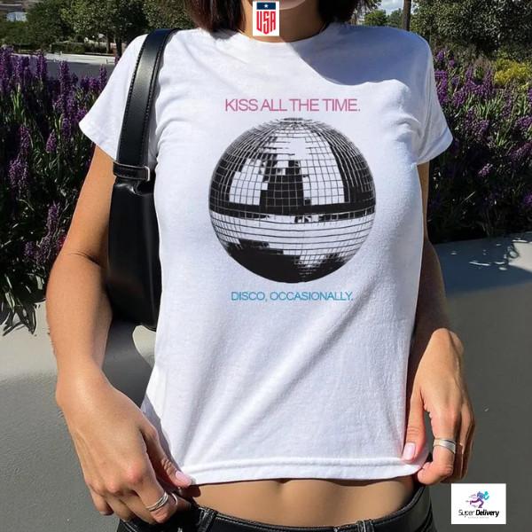HS4 baby tee, HS merch, Kiss all the time/Disco, occasionally. Harry Styles Conc L