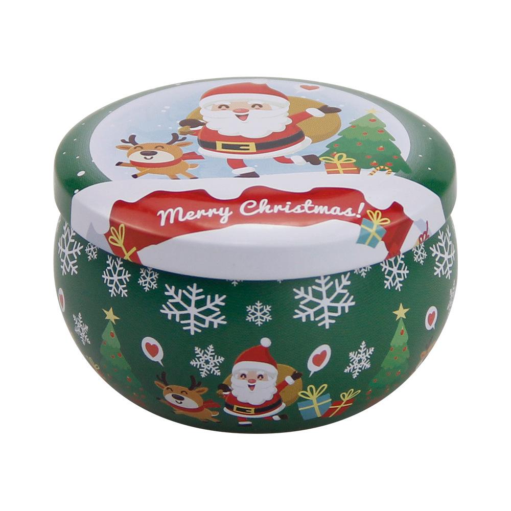 2.2 Oz Tea Pear Paste Candy Tin Gift Box with Candle Can Storage