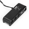 4-vägs 12V 24V Multi Socket Bilcigarettändare Splitter USB-laddaradapter