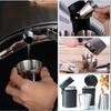 4pcs/Set Stainless Steel Glass Set Outdoor Small Drinkware Set Travel Picnic Cup Set 30/70/170ml
