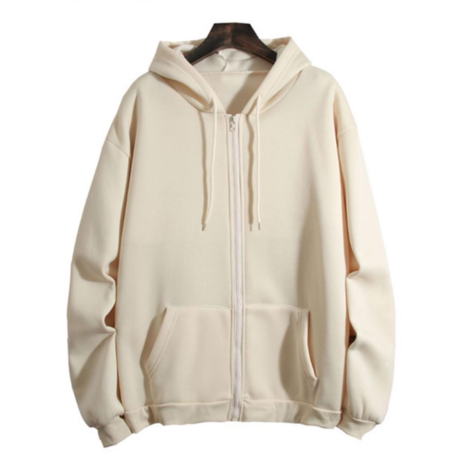 

Женская повседневная и модная однотонная теплая рубашка с длинными рукавами и капюшоном, свободная и удобная толстовка L