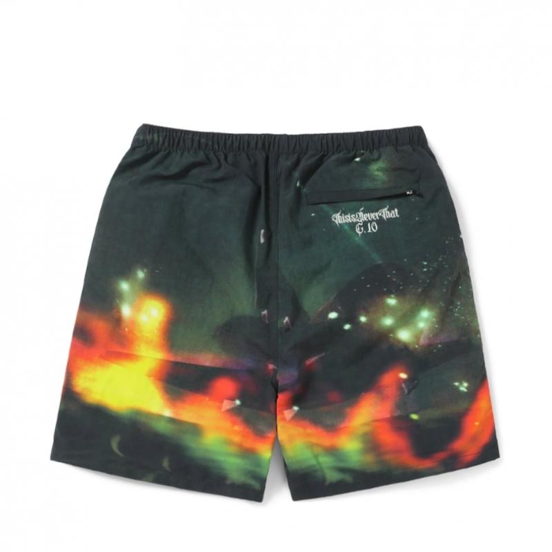 Thisisneverthat Flammen Jogging-Shorts Schwarz