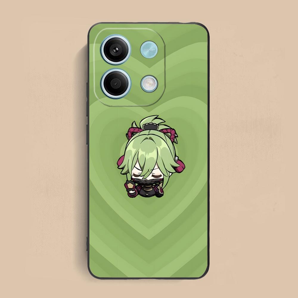 Game GI Kuki Shinobu Mobile Phone Case for Xiaomi Redmi 15 14 13 12 A5 3 2 1 C Plus 4G 5G Colorful Printing Cover Luxury Cover