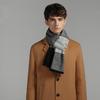 Plaid Men Scarf Winter Cashmere Warm Neckerchief Men'S Scarves Business Long Pashmina Shawl Christmas Gifts For Man