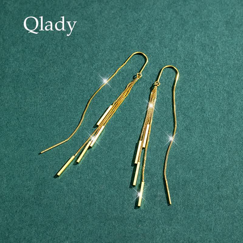 Qlady Tassel Drop Earrings
