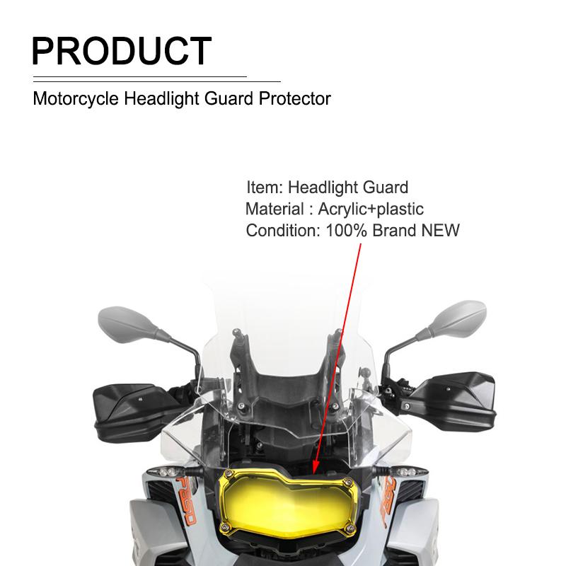 For BMW F750GS Headlight Head Light Guard Protector Cover Protection Grill F850GS ADV Adventure 2018-2023 Motorcycle Accessories