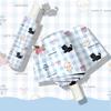 Automatic three-fold umbrella cartoon digital folding umbrella vinyl anti-ultraviolet sunscreen sun umbrella