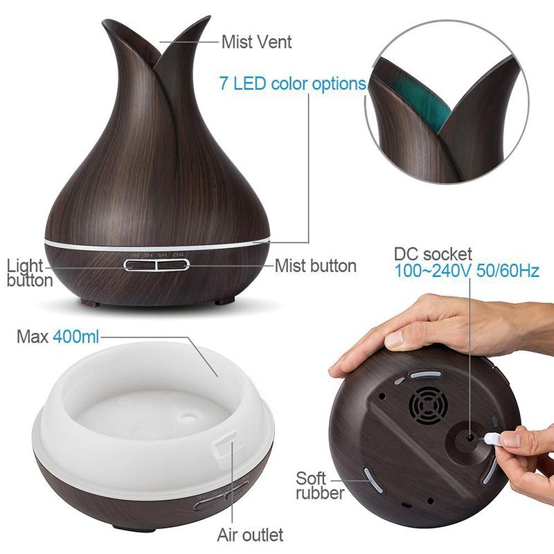 Mode Große Kapazität Starken Kühlen Nebel Elektrische Aromatherapie Duft Öl Ultraschall Aroma Diffusor Luftbefeuchter Für Büro