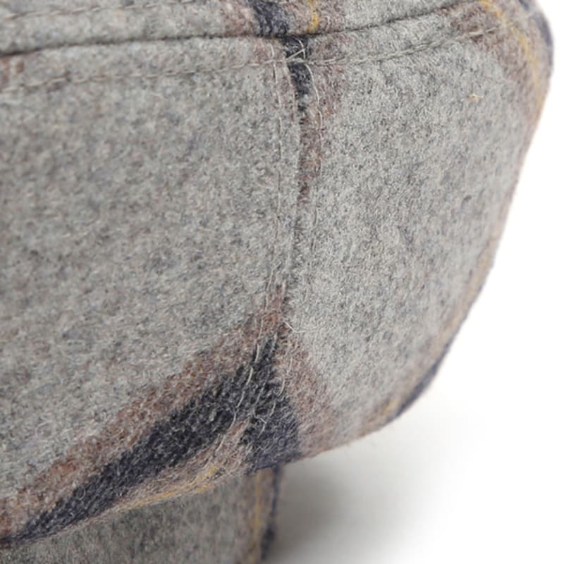 UNDERCONTROL Studio  FULL MOON BERET / WOOL CHECK / SMOKE GREY