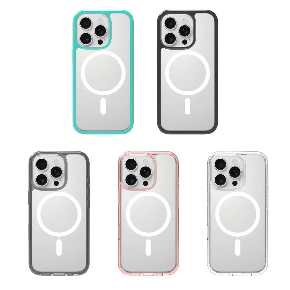 Neu für Apple 17pro Magnetische Handyhülle 15pm mit Fototaste Transparent Kratzfest 16e Handyhülle