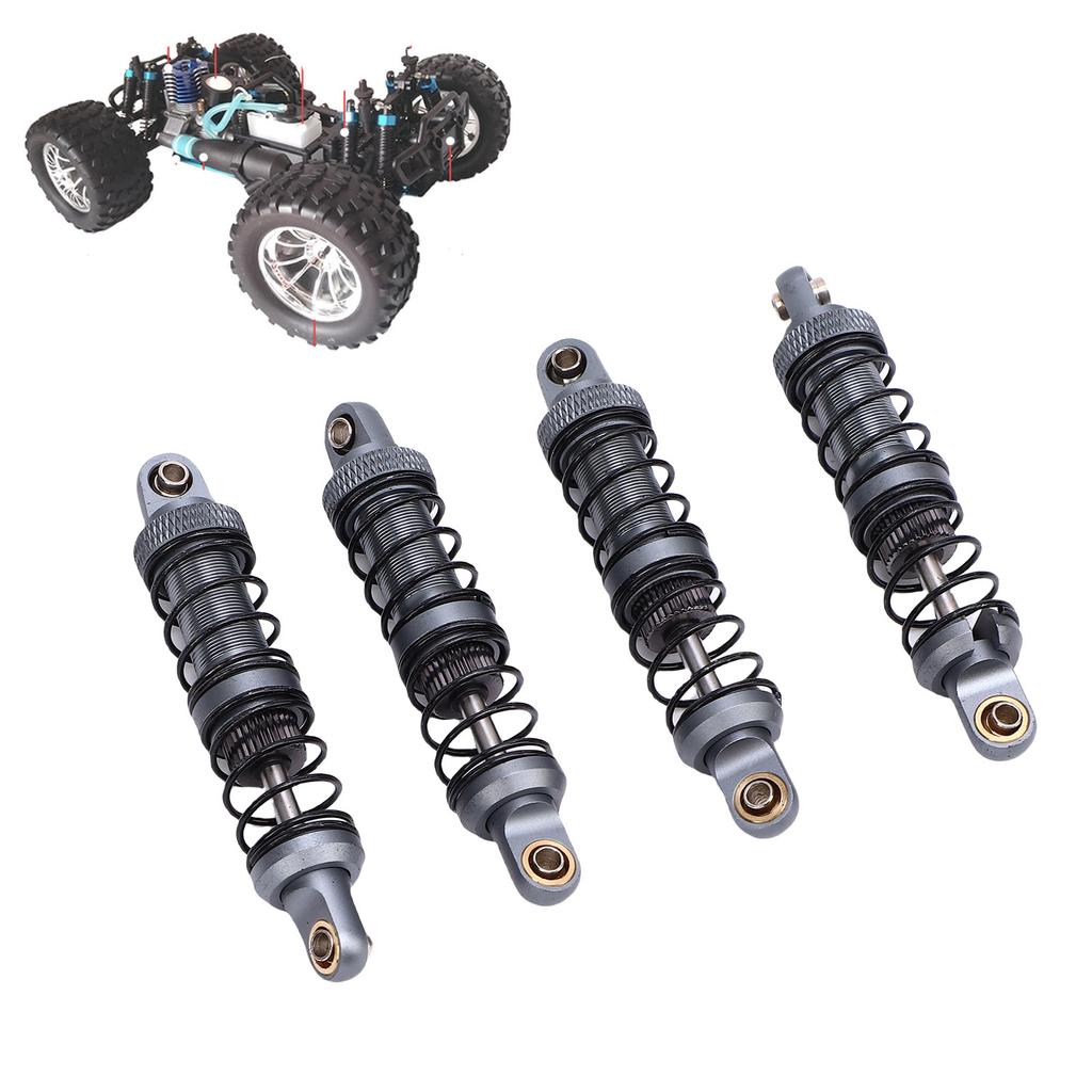4PCS 70mm RC Set Double Stage Spring Alloy RC Shock Damper Absorber for 1/10 RC Cars