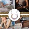 4 In 1 Beaded Charging Cable, Colored Beaded Charging Cable, 3.3ft Fast Lighting Beaded Charging Cable 66w, USB To Type C