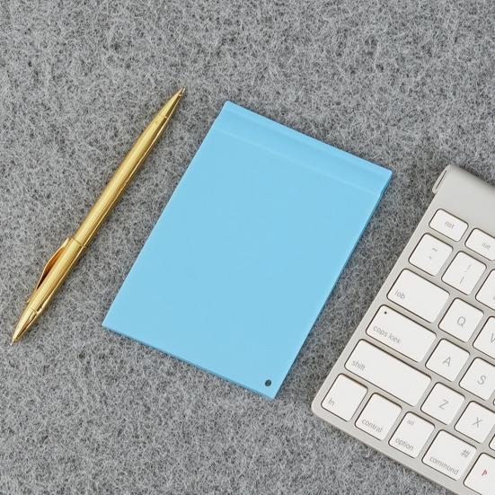 Reusable Silicone Writing Board Notebook with Badge Clip for Nurses Teachers Erasable Notepad with Pen Loop Eco-Friendly Memo Pad