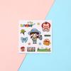 Cute Cartoon Patterns Notebook Decoration Waterproof Phone Water Bottle Decor  Children Boys Girls