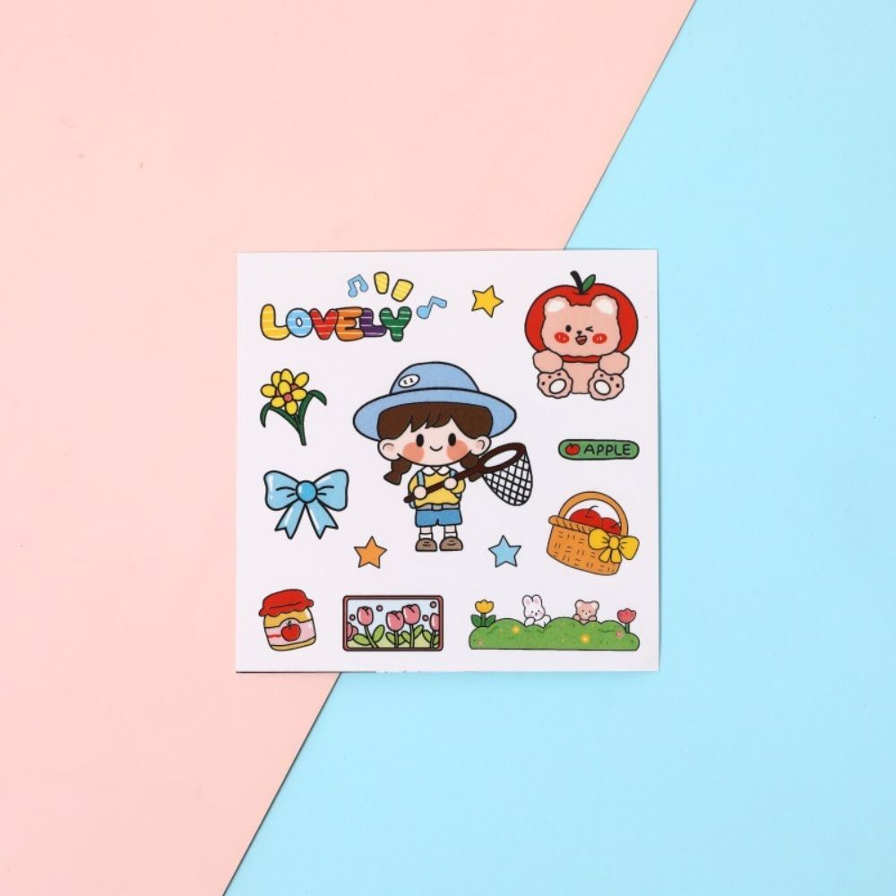 Cute Cartoon Patterns Notebook Decoration Waterproof Phone Water Bottle Decor  Children Boys Girls