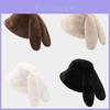 Fur Hat Women Winter Beanie With Cute Bunny Ears For Outdoor Warmth And Style