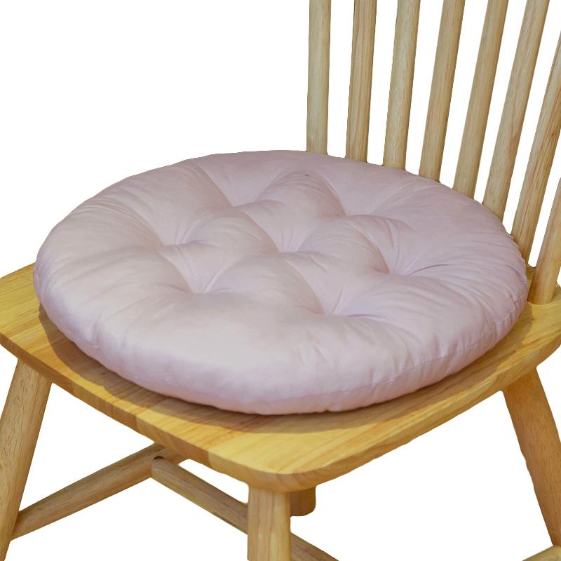 

1 шт. рабочие подушки для сидений, бытовая круглая подушка для обеденного стула, подушка для офисного дивана, толстая полиэстеровая мягкая подушка с ворсом, нескользящая 40*40cm