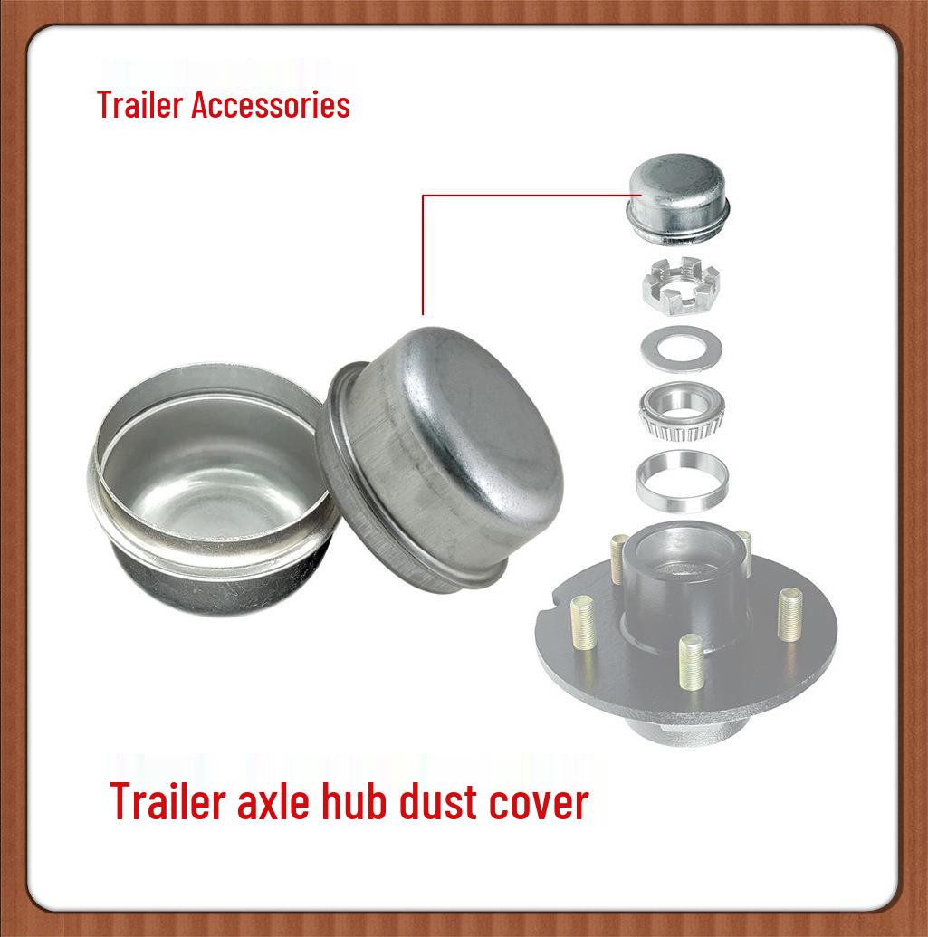Motorboat Trailer RV Axle Hub Repair Dust Cover and Accessories