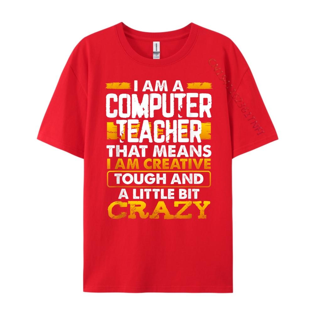 Funny Computer Teacher Quote Free Shippping Items Lowest Prices Men Clothing Graphic Tee Shirt Easter Day