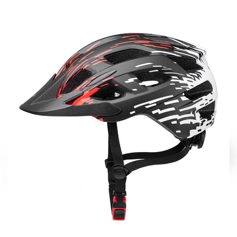 Adjustable Integrated Cycling Safety Helmet with Taillight and Cross-border Certification