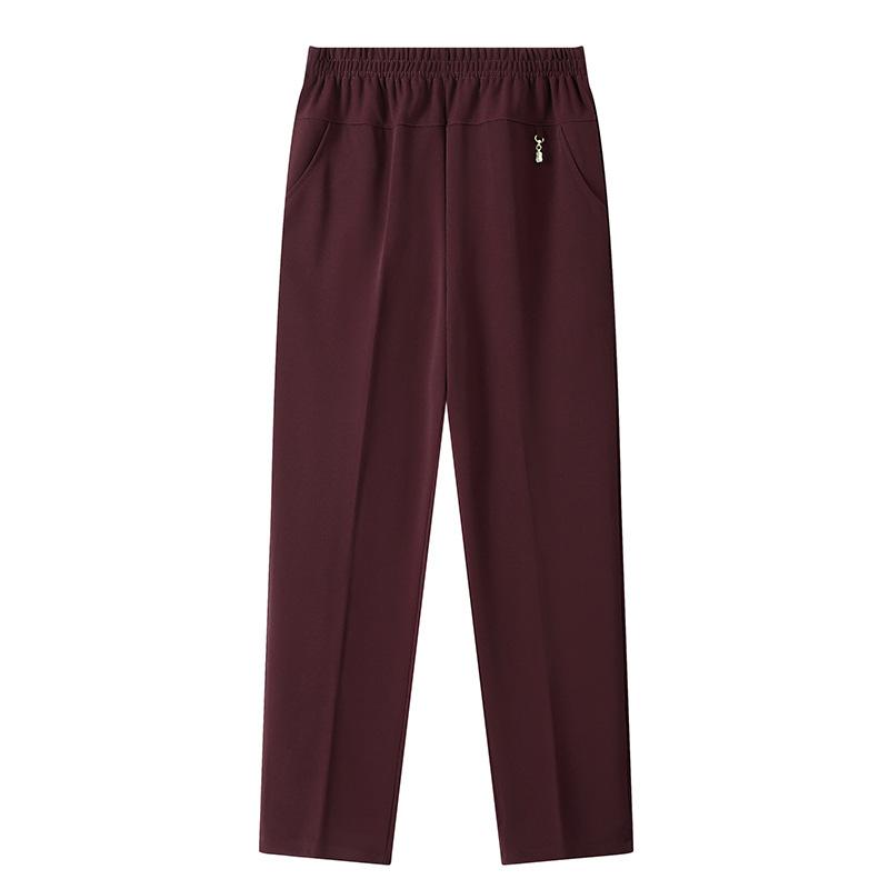 Autumn Fashion Pants Elastic Waist Size Women's Plus Size Thin Pants Casual Office Outdoor Pants