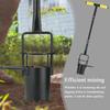 Bulb Planter Tool bulb planting transplanting seedling spade Long Handle Garden Transplanter Portable Precision Soil Digger