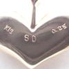 [Used] K18 Diamond Heart Pendant Top / J55-40
