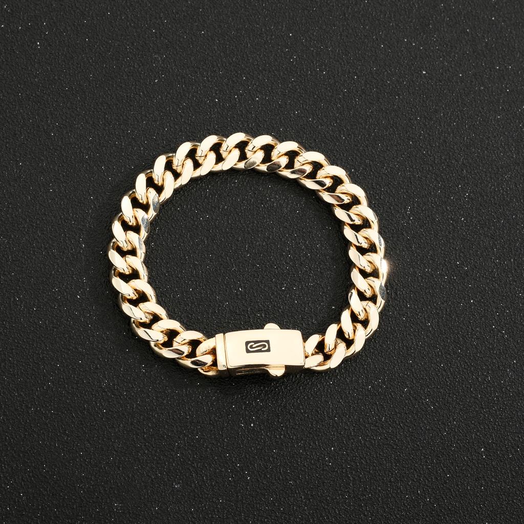 Fashion Monaco Anklet 4N6N8N23cm25cm High Quality 14K Gold Plated Anti-fading Anklet for Men and Women