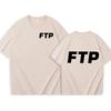 2025 Hot Sale Summer Men Clothing Ftp T-shirt Men's and Women's Harajuku Rap Harajuku Music O-Neck Streetwear Tee