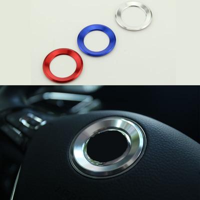 My Good Car Aluminium Trim Car Steering Wheel Cover Logo Ring for Volkswagen VW Tiguan