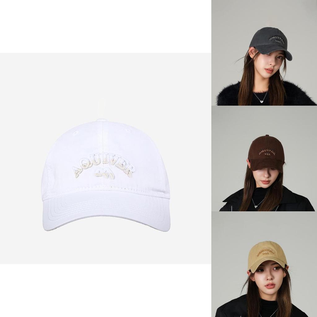 Korean Designer Unisex Baseball Cap Fashionable Cotton Soft Brim Hat For Sun Protection