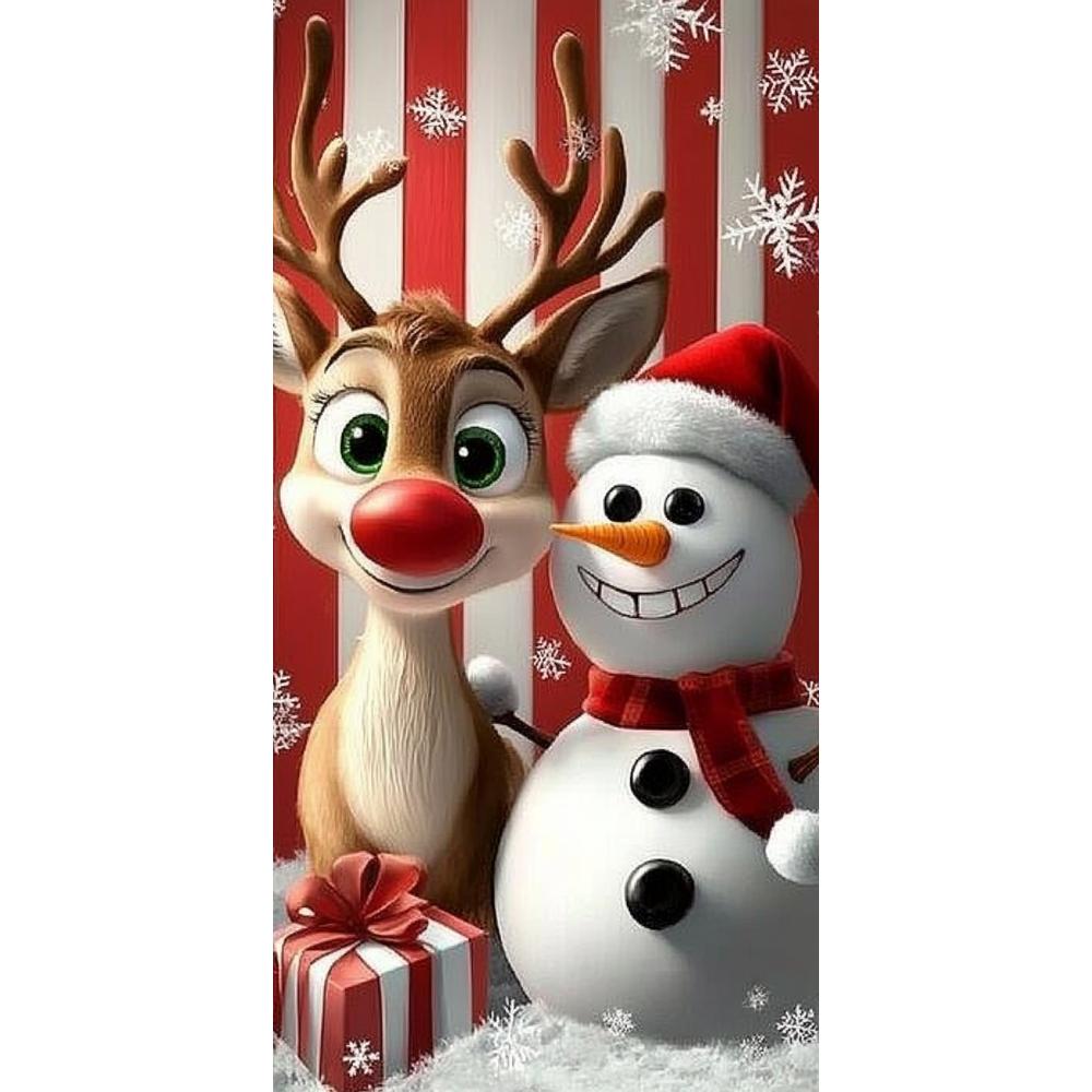 Cartoon Santa Elk Linings For Christmas Doors Kids Room Door Cover Banner Indoor Outdoor Porch Large Decoration New Year Decors