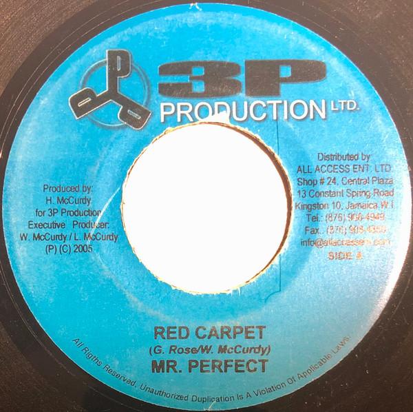 

7inch Record PERFECT / LUTAN FYAH - Red Carpet / Sufferation NONE 3P Production L Jamaica Reggae, Ska & Dub Used