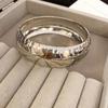 Minimalist Double-Layer Hollow Armlet: European & American Style, Exaggerated & Fashionable High-End Bracelet