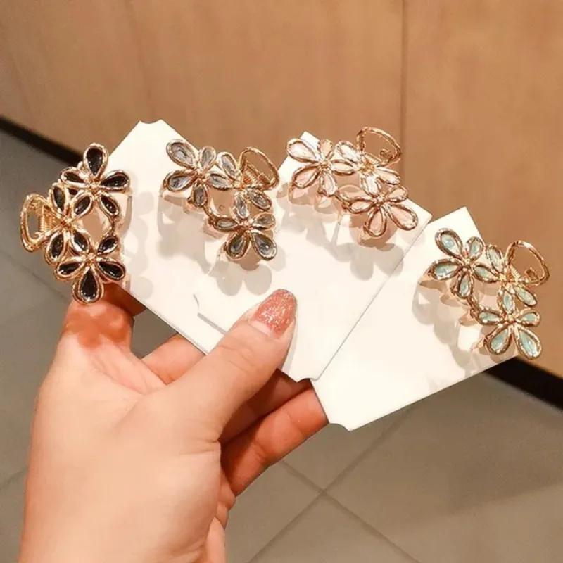 1 Pc Fashion Mini Women Flower Hair Clip Sweet Style Hairpin Claw Clip Hair Accessories