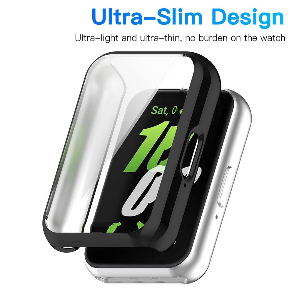 Funda Protectora de Pantalla para Samsung Galaxy Fit 3 Cobertura Total Bumper Cubierta Protectora de TPU Suave para Accesorios Samsung Fit3