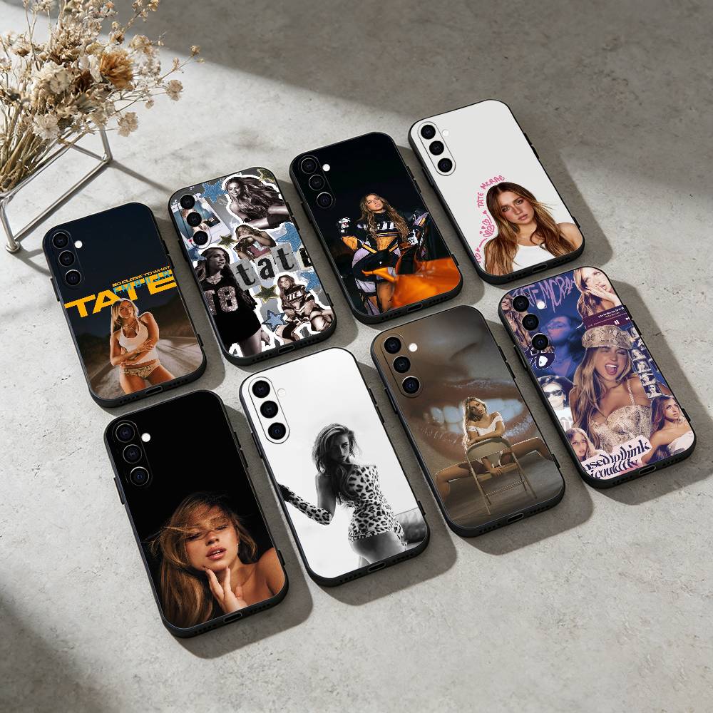 Popular Singer T-Tate McRae Phone Case For Samsung Galaxy A91,80,73,72 ,71,53,52,32 ,31,22,21s,20,Soft Black Case