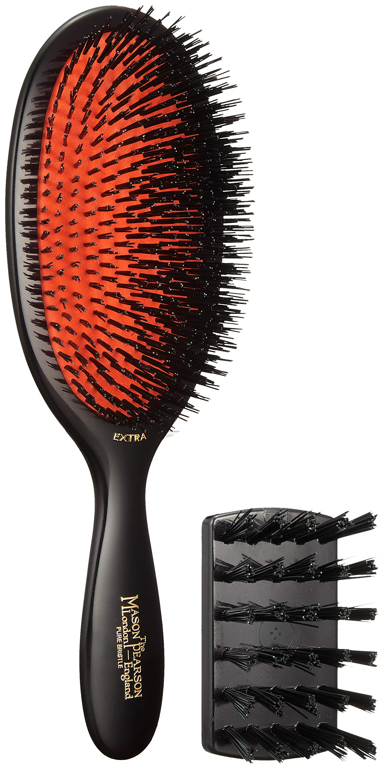 

Mason Pearson Extra Large Bristle Dark Ruby Cleaning Hairbrush, (with Brush)