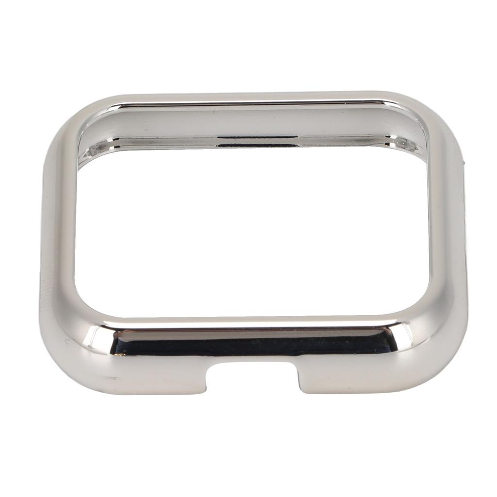 TPU Full Bumper Screen Protective Case Vacuum Electroplate for Realme Watch 2 Pro WatchSilver