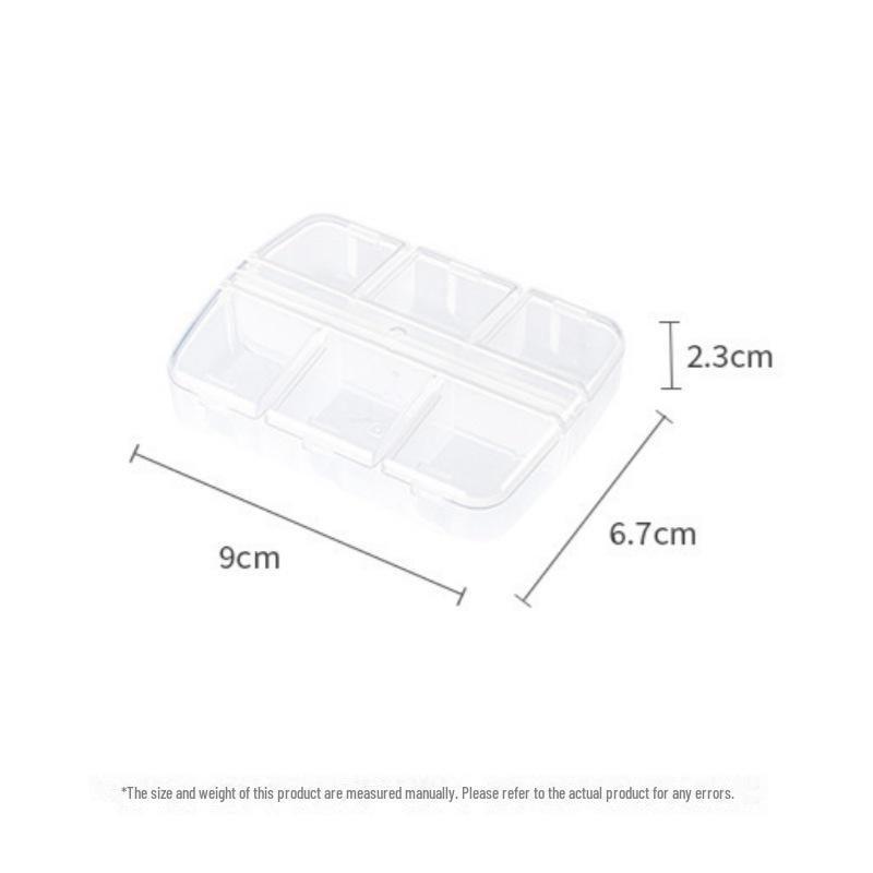 Miniaturowe pudełko na leki z 8 kratkami – przenośny i wygodny organizer na tabletki dla osób starszych