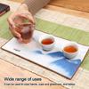 Chinese Painted Super Absorbent Dish Towel Tea Cleaning Tea Towel Tea Napkin Hand Towel Table Mats