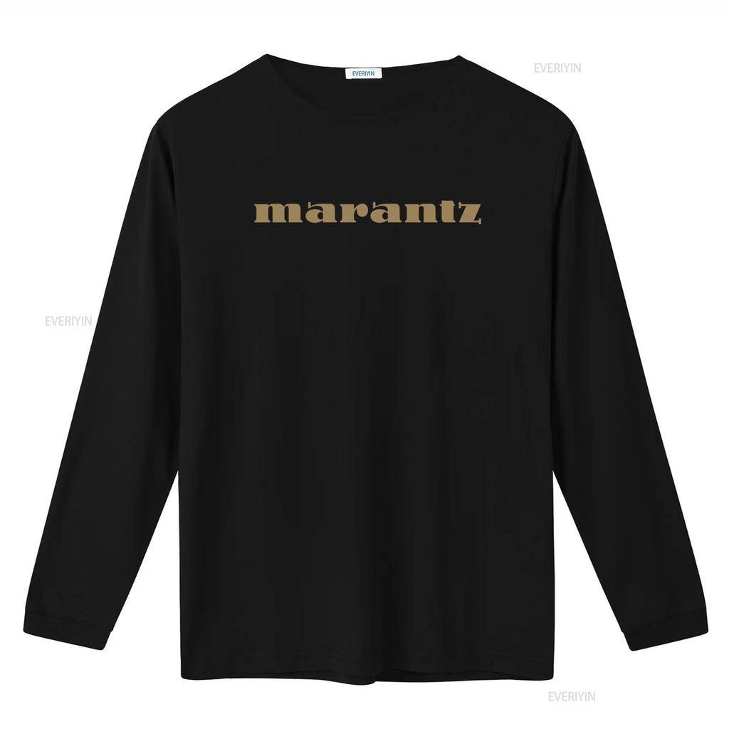 Marantz Audio T Shirt for Fashion Print Casual vintage Washed Comfortable Stretched homme streetwear Top For Everyday Wear