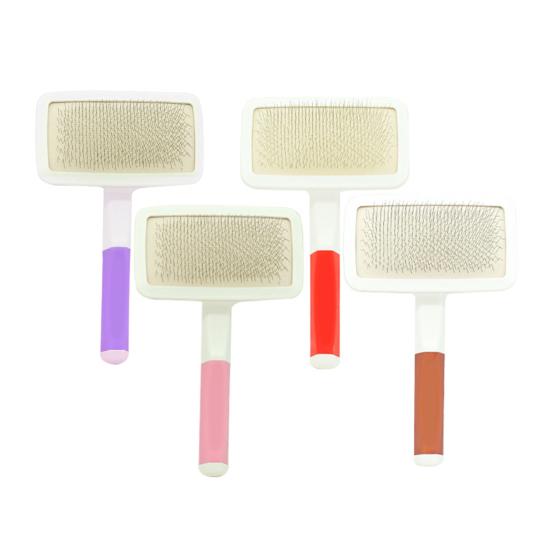 Pet Comb Dog Stainless Steel Pins Anti-slip Handle Portable Anti-break Dog Cat