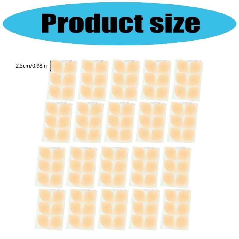Elf Ear Stickers,Cosmetic Ear Patches to Create V-shaped Face,Earlobe Support Patches Easy to Use for Womens Ear Corrector