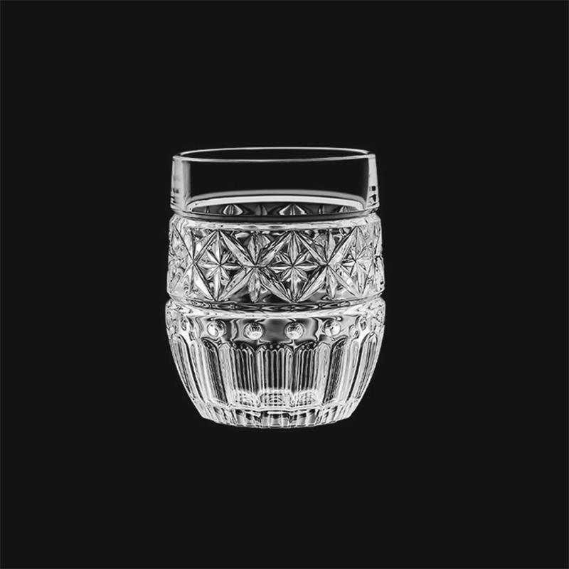 Copo de Uísque Moderno 315ml Copo de Vinho para Coquetel Criativo Copo de Suco Chá Copos para Beber Utensílios de Vidro Transparentes Garrafa de Água Doméstica