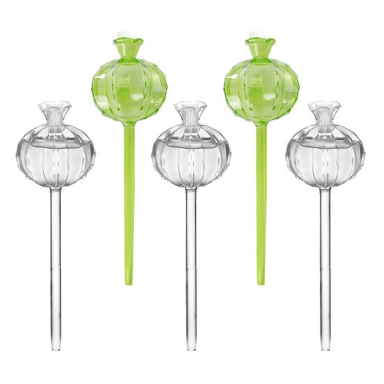 Self Watering Bulb Cactus Design Planter Insert Automatic Watering Device Plant Watering Globes for Houseplants Vacation Watering