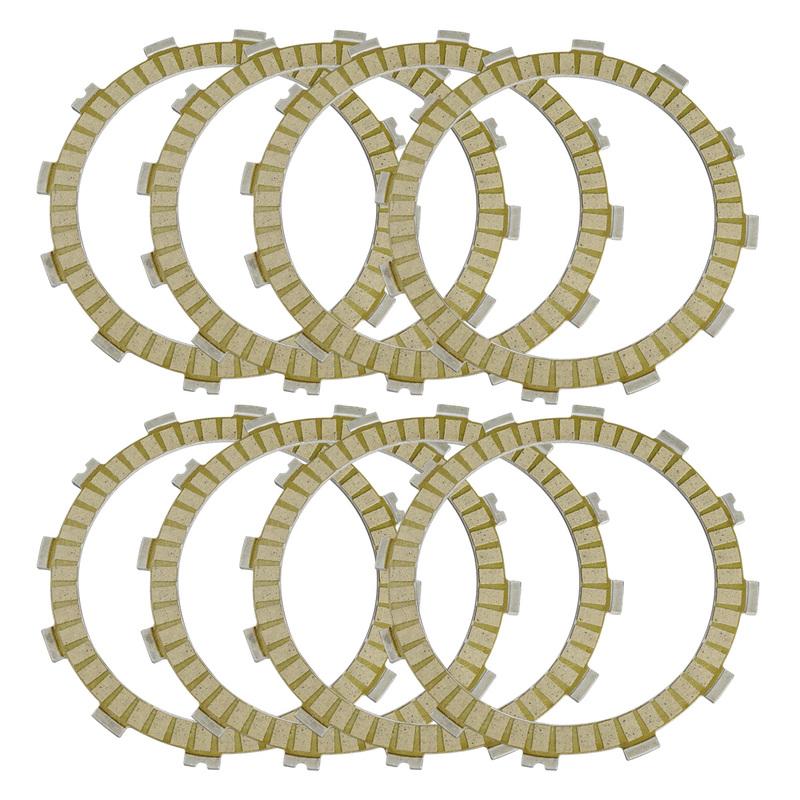 8Pc Motorcycle Friction Clutch Disc Plates For Kawasaki VN900 Vulcan 900 06-18 EJ650 W650 00-08 KL650 KLR650 1996-2011