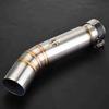 Motorcycle Exhaust Contact Middle Mid Pipe Connector for CBR400R CBR500R 2013‑2015